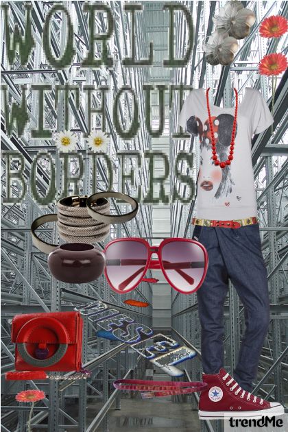 without borders- Combinazione di moda