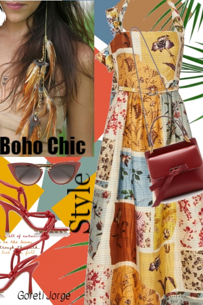 Style Boho Chic- Combinazione di moda