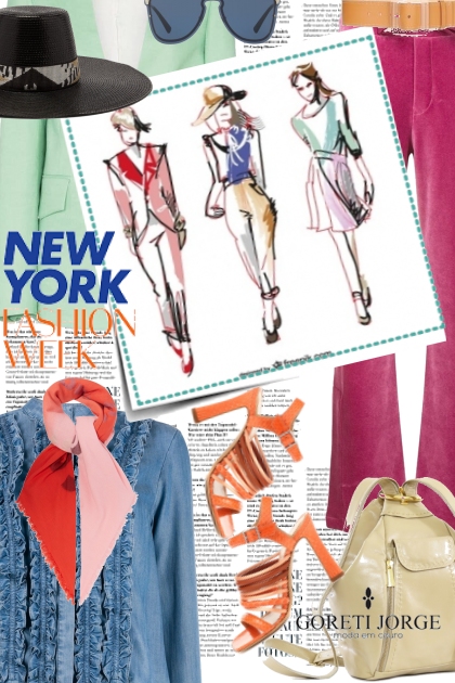 New York Fashion Week- Modna kombinacija