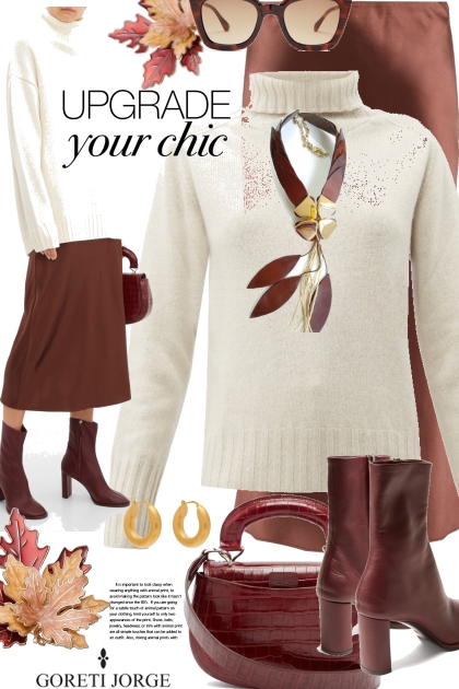 Sweater & Skirt- Combinaciónde moda