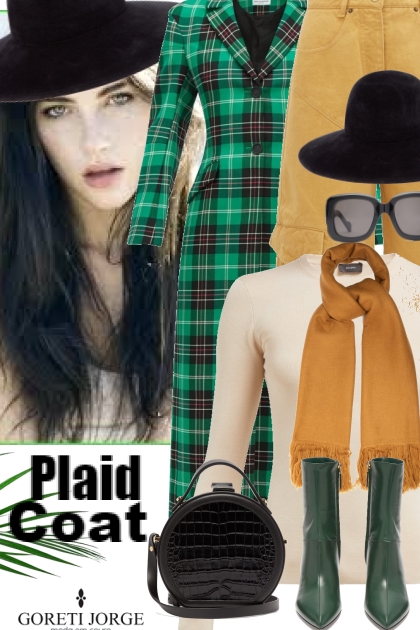 Plaid Coat Trend Fall- Combinaciónde moda