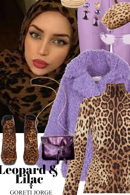 Leopard and Lilac Look