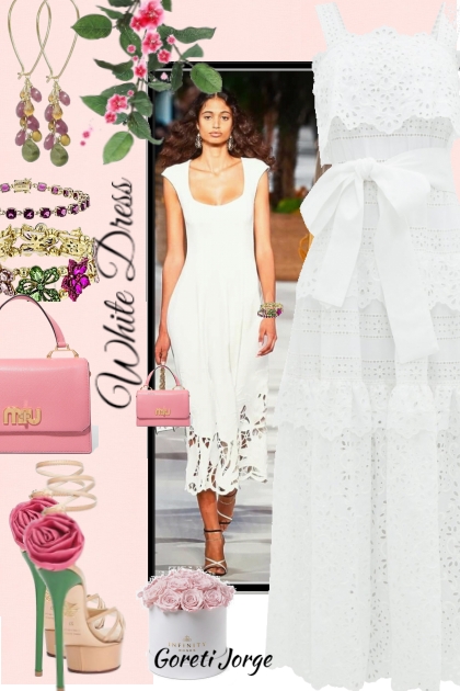 White Dress- Модное сочетание