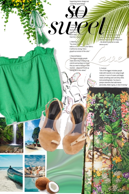 Tropics and Palm Trees- Combinazione di moda