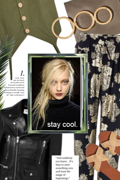 Stay Cool.- Combinaciónde moda