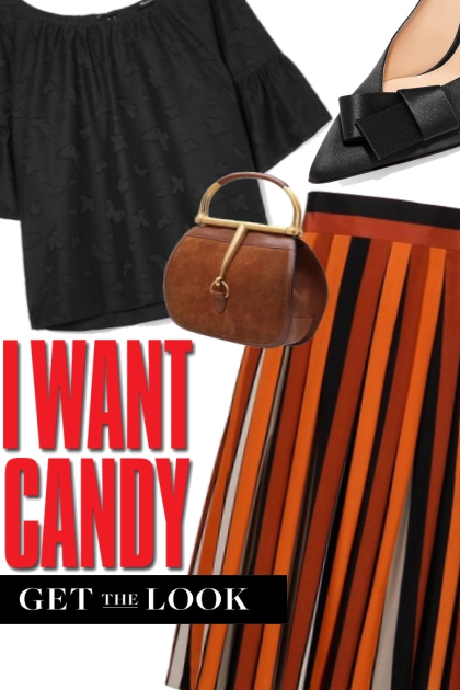 I want Candy- combinação de moda