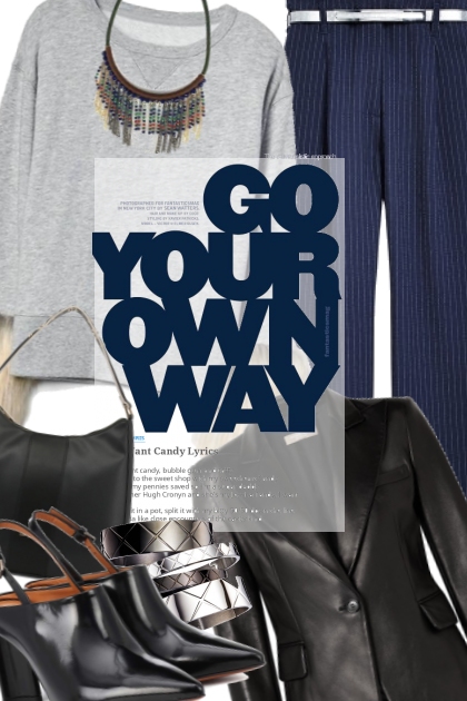 Go your own way- Combinazione di moda