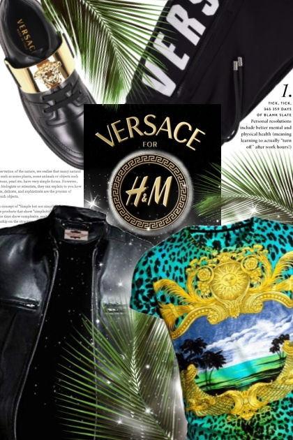 Versace for H&M- Modna kombinacija