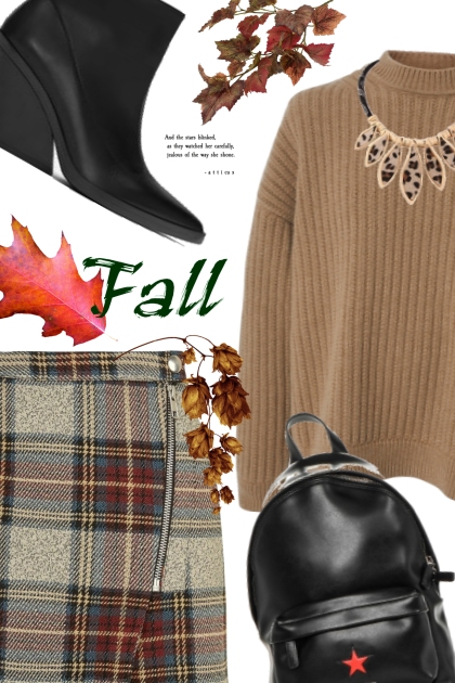 Fall edition- combinação de moda