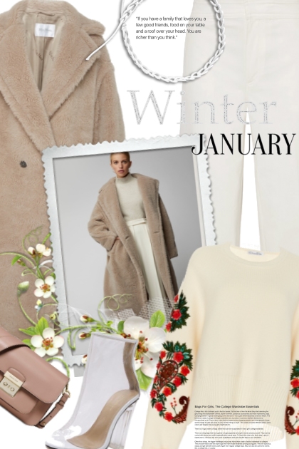 winter luxe- Модное сочетание