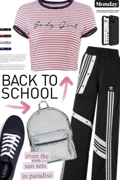 School Outfit #3- combinação de moda