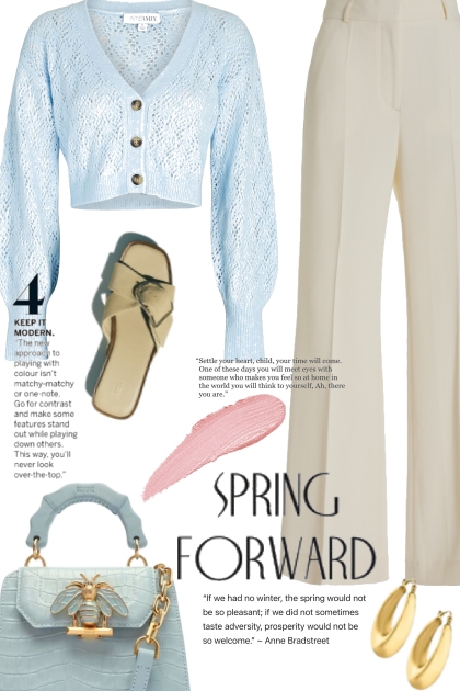 Spring forward- Combinaciónde moda