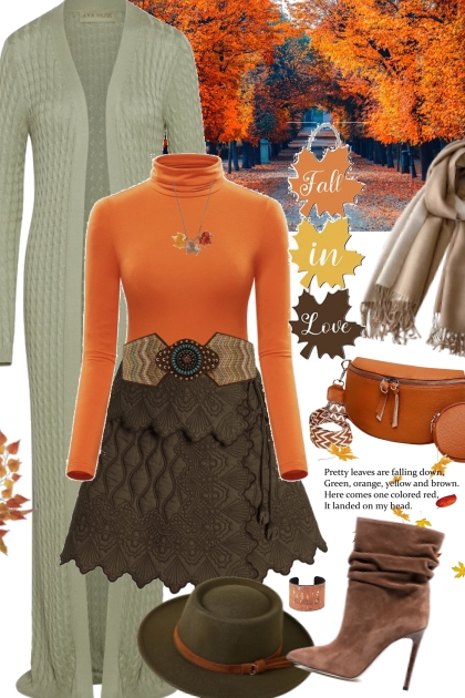 Fall in Love with Fall- Combinaciónde moda