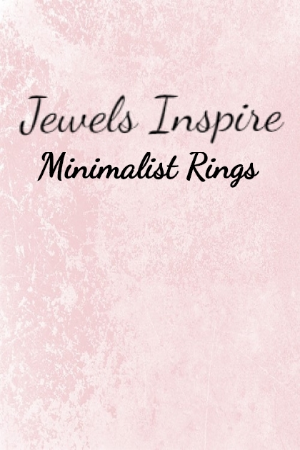 Minimalist Rings- Combinaciónde moda