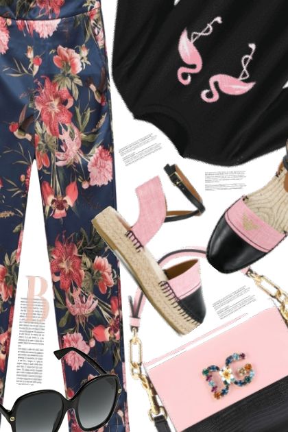 Flamingos - Fashion set