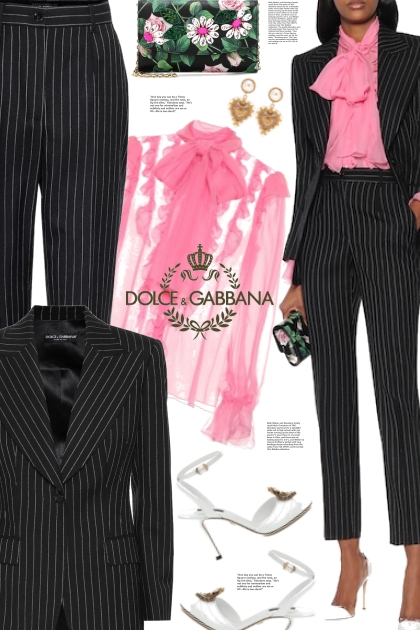 Dolce &#38; Gabbana- combinação de moda