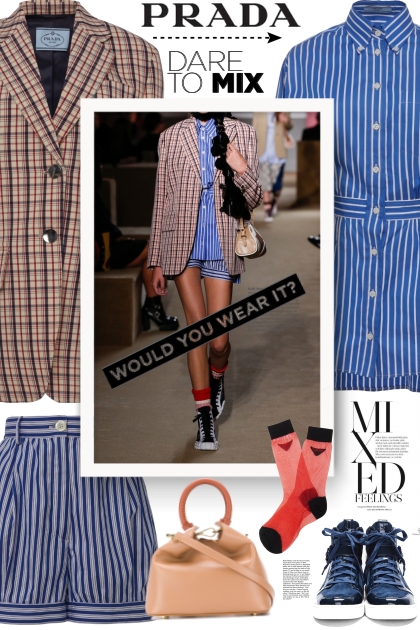 Checkes & Stripes- Combinazione di moda