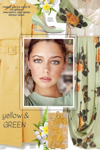 Green & yellow - Combinazione di moda