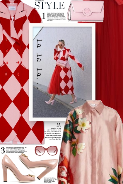 Harlequin coat- Modna kombinacija