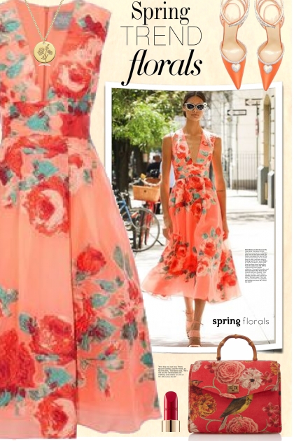 Floral spring dress 2023