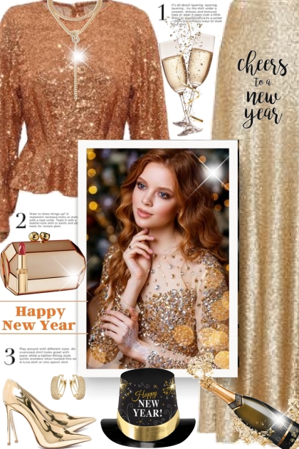 Cheers to a new year- Combinazione di moda