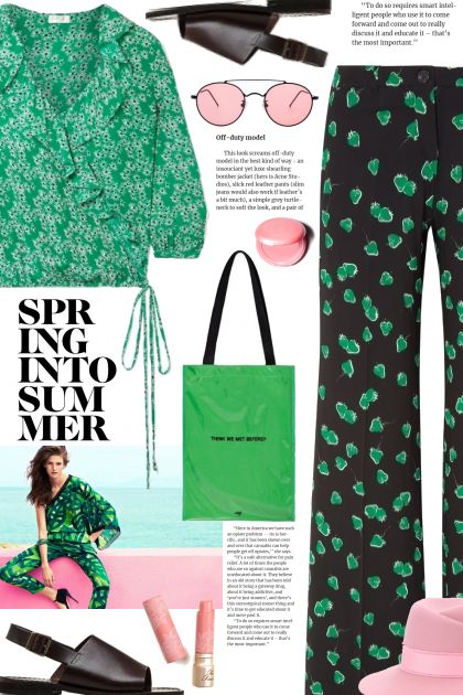 Green&Pink- Fashion set