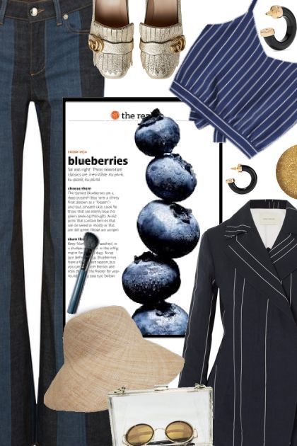 Blueberries- Fashion set