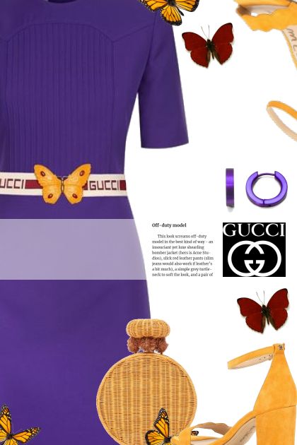 Gucci dress- Modna kombinacija