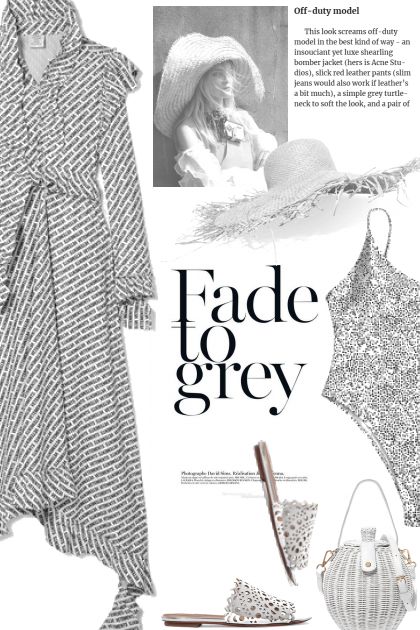 Fade to grey- combinação de moda