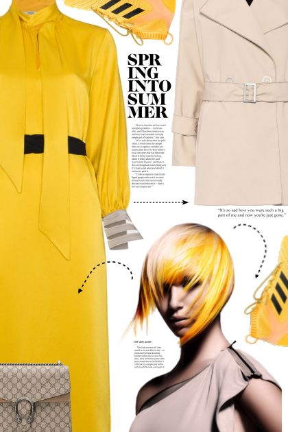 Yellow & Beige- Modekombination