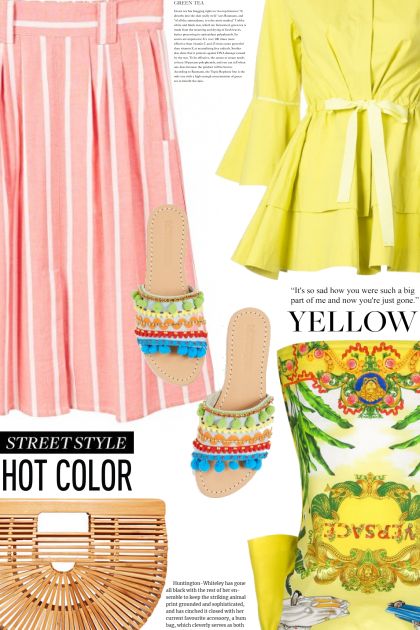 Hot Color: Yellow- Combinaciónde moda