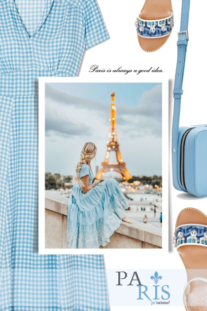 Blue Paris- Модное сочетание