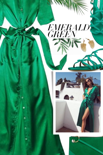 Emerald Green- Модное сочетание