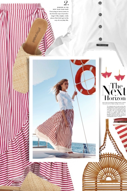 How to Dress Nautical Style- Модное сочетание