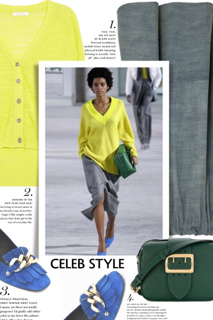 Celeb Style- Модное сочетание