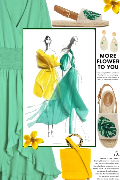 Yellow & green- Combinaciónde moda
