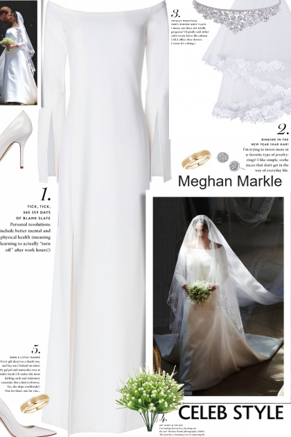 Meghan Markle's understated Givenchy wedding dress- Modekombination