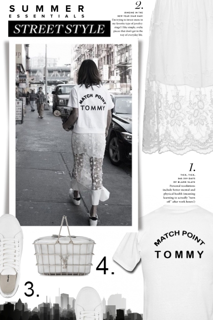 Match Point Tommy T-Shirt - Модное сочетание
