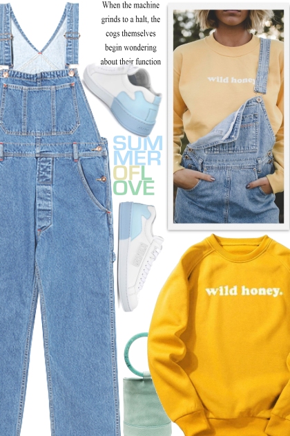 Wild Honey Sweatshirt- Fashion set