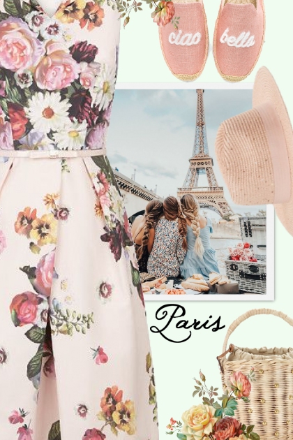 Summer in Paris- Modna kombinacija