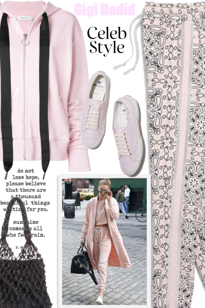  Pink track suit - Fashion set