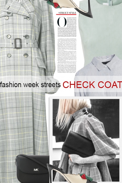Fashion Streets Style - check coat