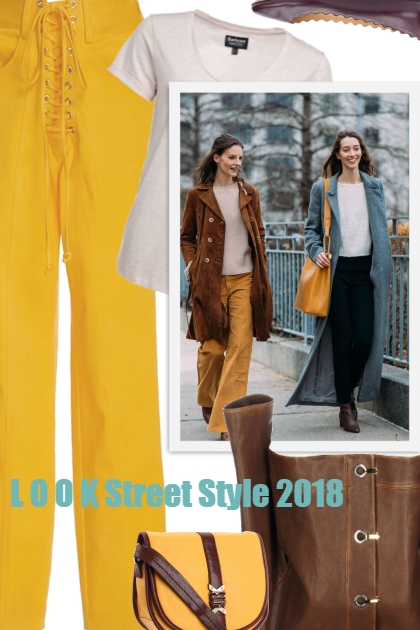 Look Street Style 2018- Modna kombinacija