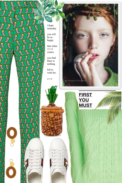 Green Girl- Combinaciónde moda