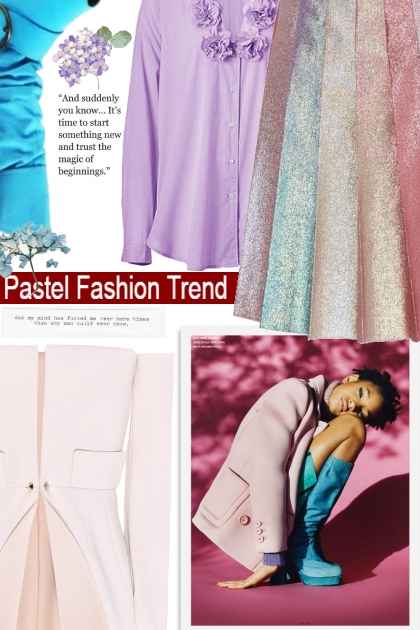 Pastel Fashion Trend - Modna kombinacija