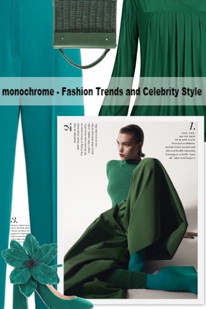 monochrome - Fashion Trends and Celebrity Style- combinação de moda