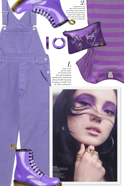 Purple & Lavender - Modekombination