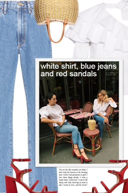 #jeansandtshirt- combinação de moda