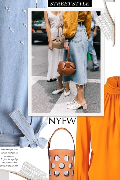 Street Style #NYFW- Модное сочетание