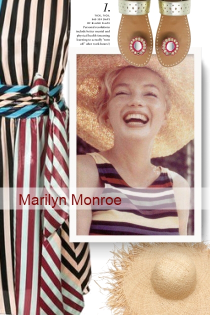 Marilyn Monroe- Combinazione di moda